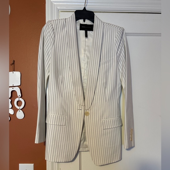 BCBGMaxAzria Jackets & Blazers - BCBG Pinstripe Claudio Blazer